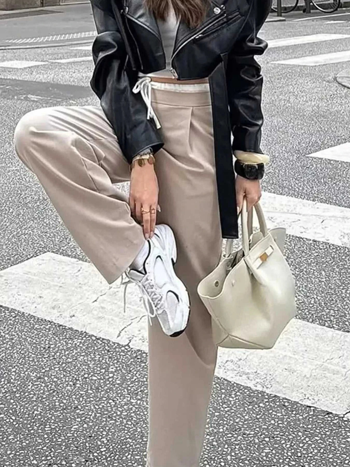 Wide-Leg Pants with Drawstring Waist 100100937812964 39 Affordable Fashion Under $100 Jerry's Apparel 