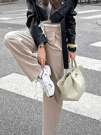 Wide-Leg Pants with Drawstring Waist 100100937812964 39 Affordable Fashion Under $100 Jerry's Apparel 