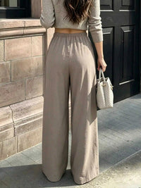 Wide-Leg Pleated Pants 100100531563164 39 Affordable Fashion Under $100 Jerry's Apparel 