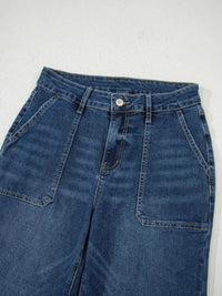 Cropped High Rise Wide Leg Jeans 100100466718541 64 Seasonal Fashion Collections Jerry's Apparel 