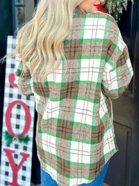 Plaid Button-Down Long Sleeve Shacket 100100614323151 46 Affordable Fashion Under $100 Jerry's Apparel 
