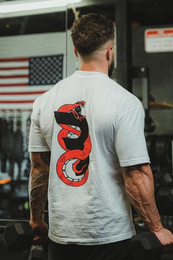 Men's Plus Size Round Neck Half Sleeve T-Shirt