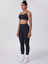 Criss-Cross Back Cami and Leggings Active Set 101006319091881 80 Affordable Fashion Under $100 Jerry's Apparel 