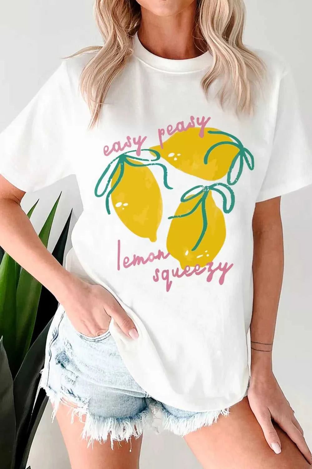 Easy Peasy Lemon Squeezy Graphic Tee 100100852556586 30 Affordable Fashion Under $100 Jerry's Apparel 