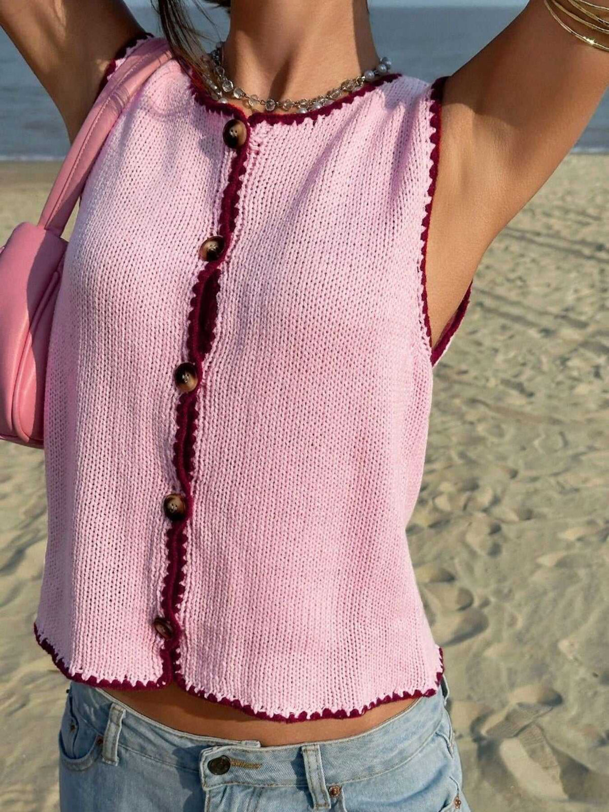 Button-Down Sweater Vest 100100666298845 32 Affordable Fashion Under $100 Jerry's Apparel 