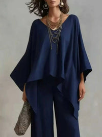 Full Size V-Neck Top and Pants Set Plus Size 100100054936187 40 Affordable Fashion Under $100 Jerry's Apparel 