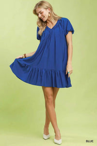 Umgee Ruffle Hem Shift Mini Dress 100100091681823 55 Affordable Fashion Under $100 Jerry's Apparel 