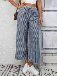 Striped Wide Leg Pants 100100886278692 32 Affordable Fashion Under $100 Jerry's Apparel 