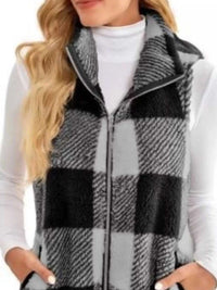 Full Size Color Block Zip Up Vest Coat Plus Size 100100959376307 45 Affordable Fashion Under $100 Jerry's Apparel 