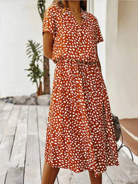 Polka Dot Button Front Midi Dress 100100206515969 29 Gifts for Her Jerry's Apparel 