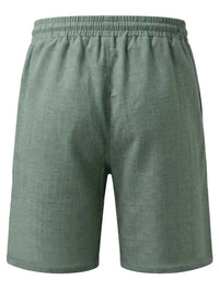 Men's Full Size Linen Blend Drawstring Shorts Plus Size 100400890274881 29 Affordable Fashion Under $100 Jerry's Apparel 
