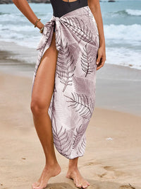 Cutout Sweetheart Neck One-Piece Swimwear and Cover-Up Swim Set