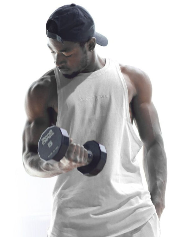Men's Plus Size Round Neck Tank