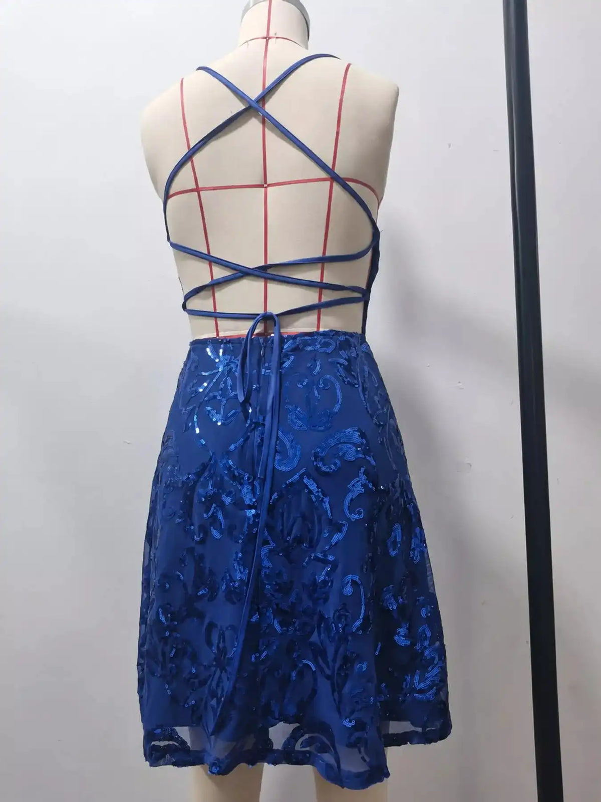 Sequin Square Neck Mini Dress 101001434570366 56 Women's Dress Gifts for Her Jerry's Apparel 