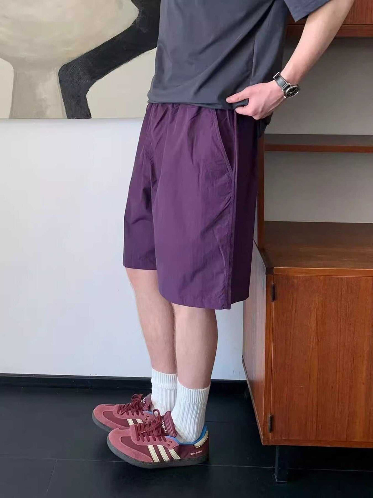 Men's Plus Size Casual Elastic Waist Lightweight Shorts 100400537368660 23 Affordable Fashion Under $100 Jerry's Apparel 