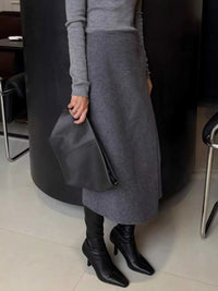 High-Waisted Wrap Midi Skirt 100100261202518 49 Affordable Fashion Under $100 Jerry's Apparel 