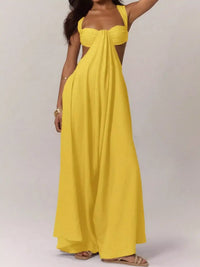 Backless Wide-Leg Jumpsuit with Cut-out Detail 101001809712429 55 Affordable Fashion Under $100 Jerry's Apparel 