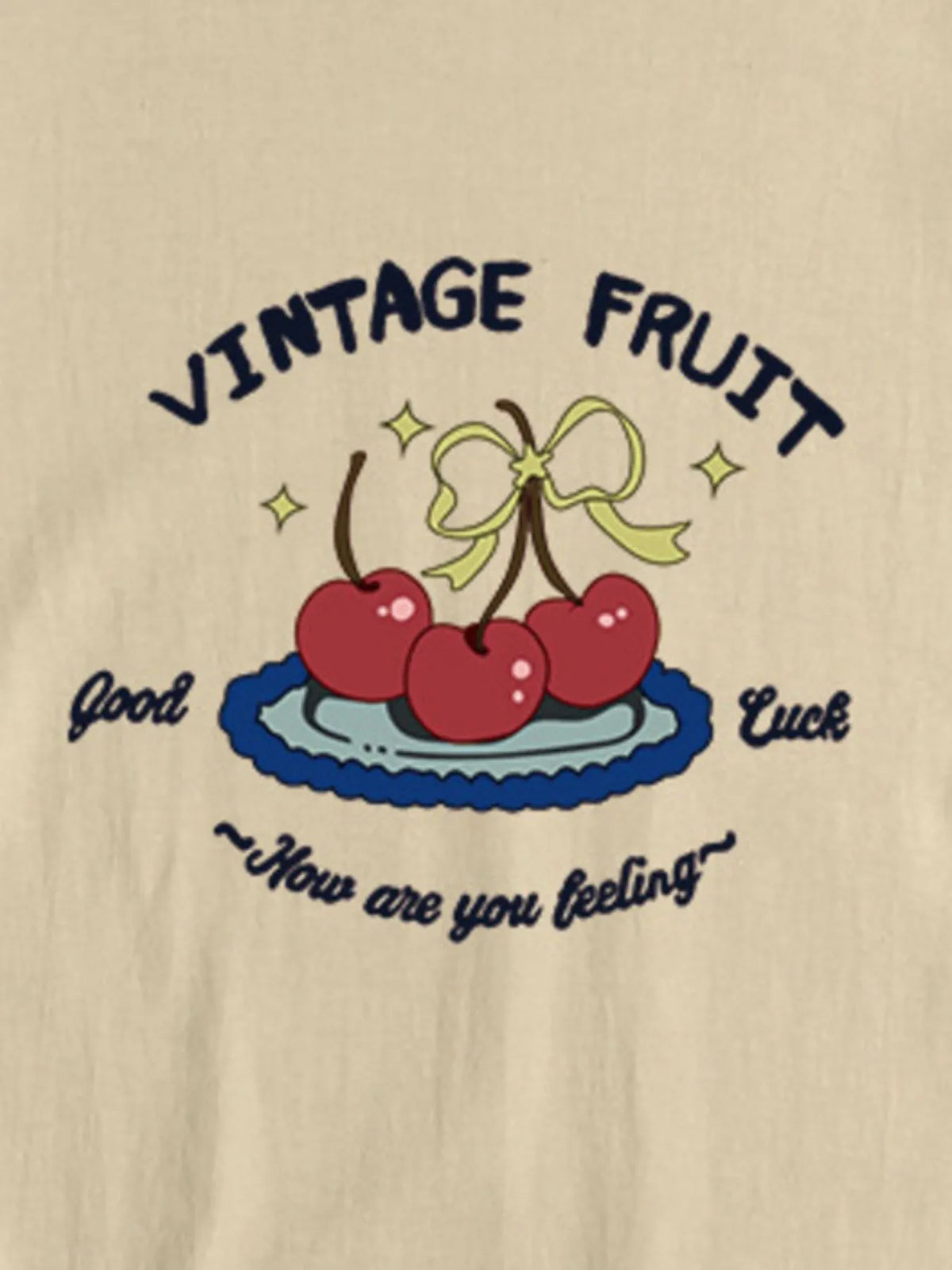 Plus Size Fruit Graphic Round Neck T-Shirt