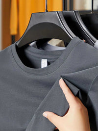 Men's Plus Size Round Neck Short Sleeve T-Shirt 100400688072393 23 Affordable Fashion Under $100 Jerry's Apparel 