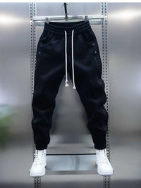 Men's Plus Size Drawstring Striped Joggers with Pockets 100400022808175 44 Affordable Fashion Under $100 Jerry's Apparel 