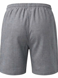 Men's Full Size Linen Blend Drawstring Shorts Plus Size 100400890274881 29 Affordable Fashion Under $100 Jerry's Apparel 