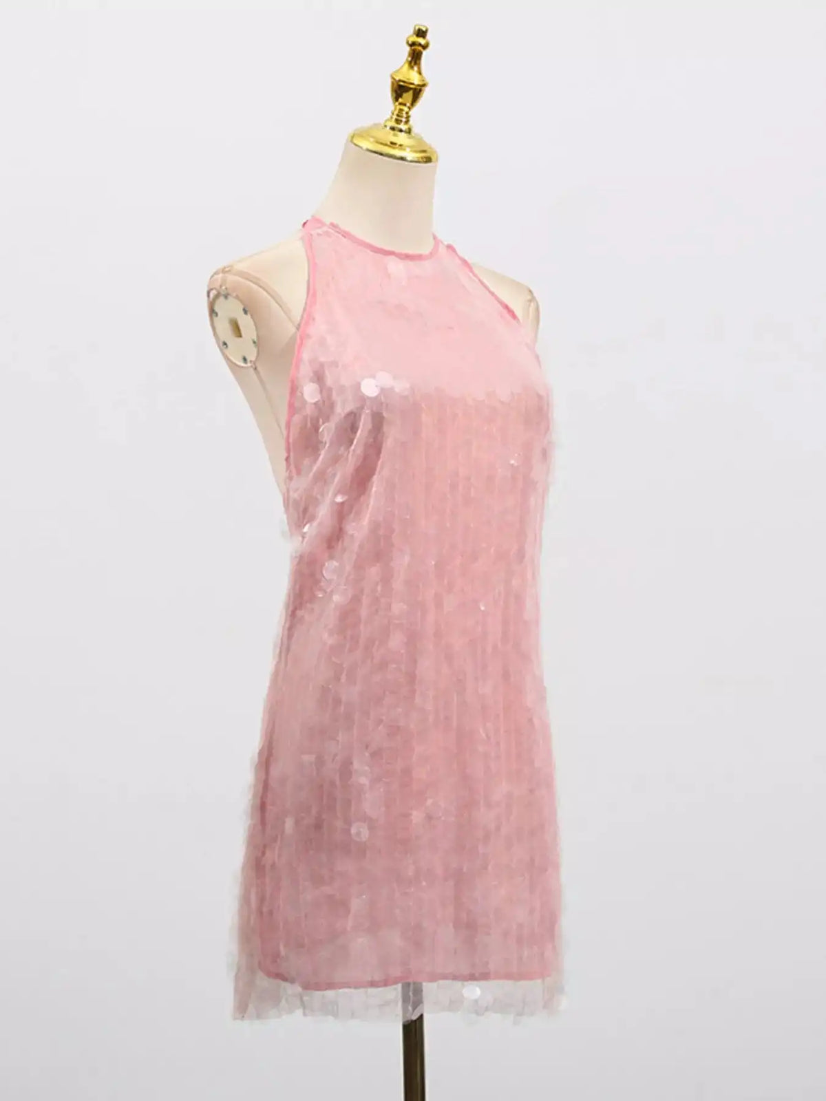 Sequin Halter Neck Mini Dress 100100648866332 74 Affordable Fashion Under $100 Jerry's Apparel 