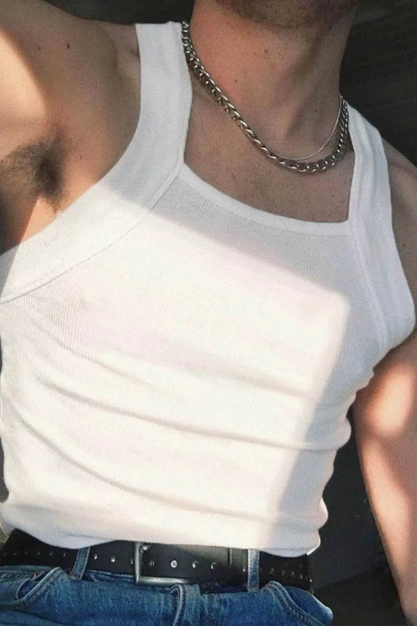 Men's Full Size Square Neck Wide Strap Tank Plus Size 100400453861883 34 Affordable Fashion Under $100 Jerry's Apparel 
