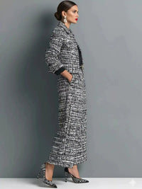 Tweed Cropped Jacket and Wide-Leg Pants Set 101001838048696 65 Affordable Fashion Under $100 Jerry's Apparel 