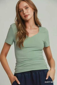 Umgee Sweetheart Neckline Front Double-Lined Top 100100995121689 29 Affordable Fashion Under $100 Jerry's Apparel 