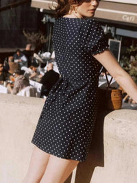 Polka Dot Puff Sleeve Mini Dress 100100739006180 69 Gifts for Her Jerry's Apparel 