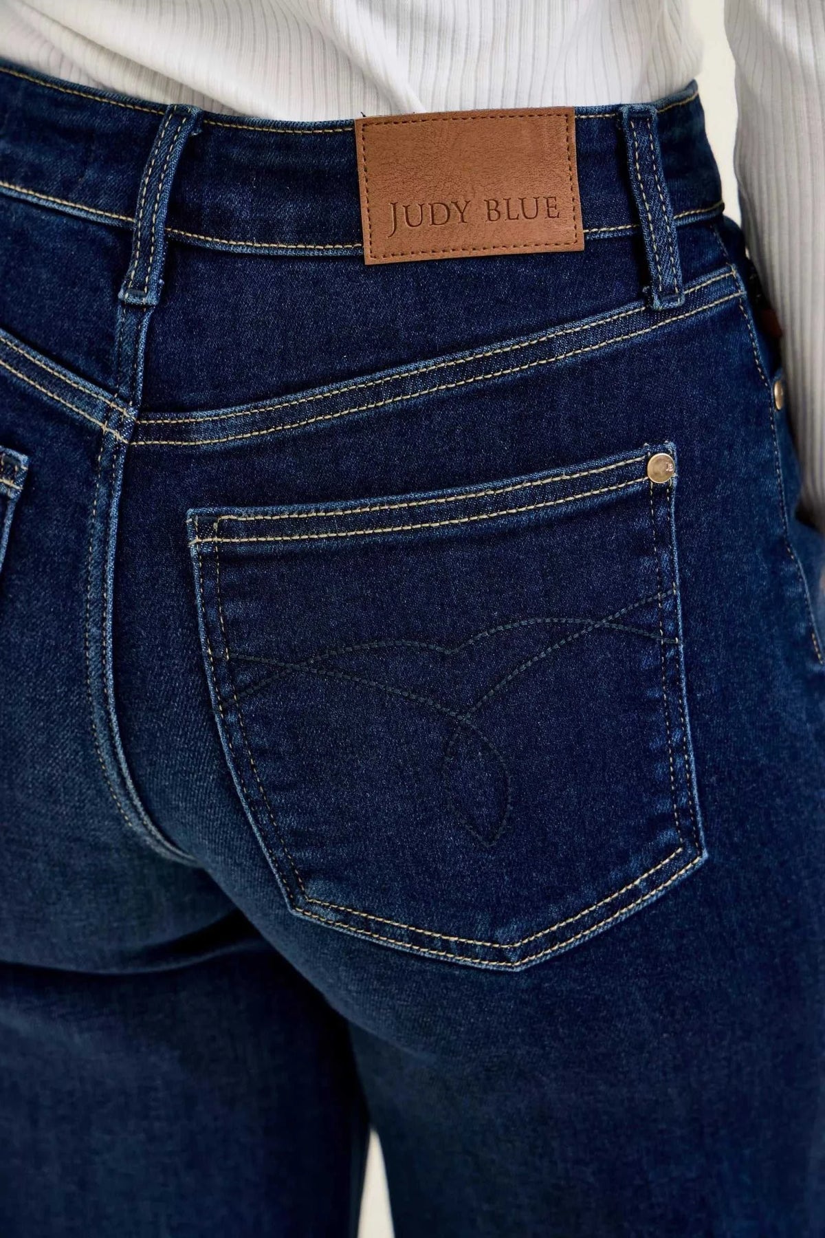 Judy Blue High-Waisted Wide-Leg Dark Wash Jeans 100100334461649 71 Affordable Fashion Under $100 Jerry's Apparel 