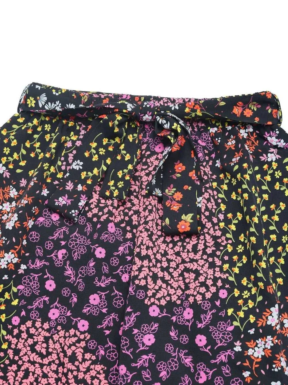 Floral High Rise Wide Leg Pants 100100533351423 25 Seasonal Fashion Collections Jerry's Apparel 