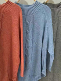 Cable-Knit Long Sleeve Sweater 100100862804936 23 Affordable Fashion Under $100 Jerry's Apparel 