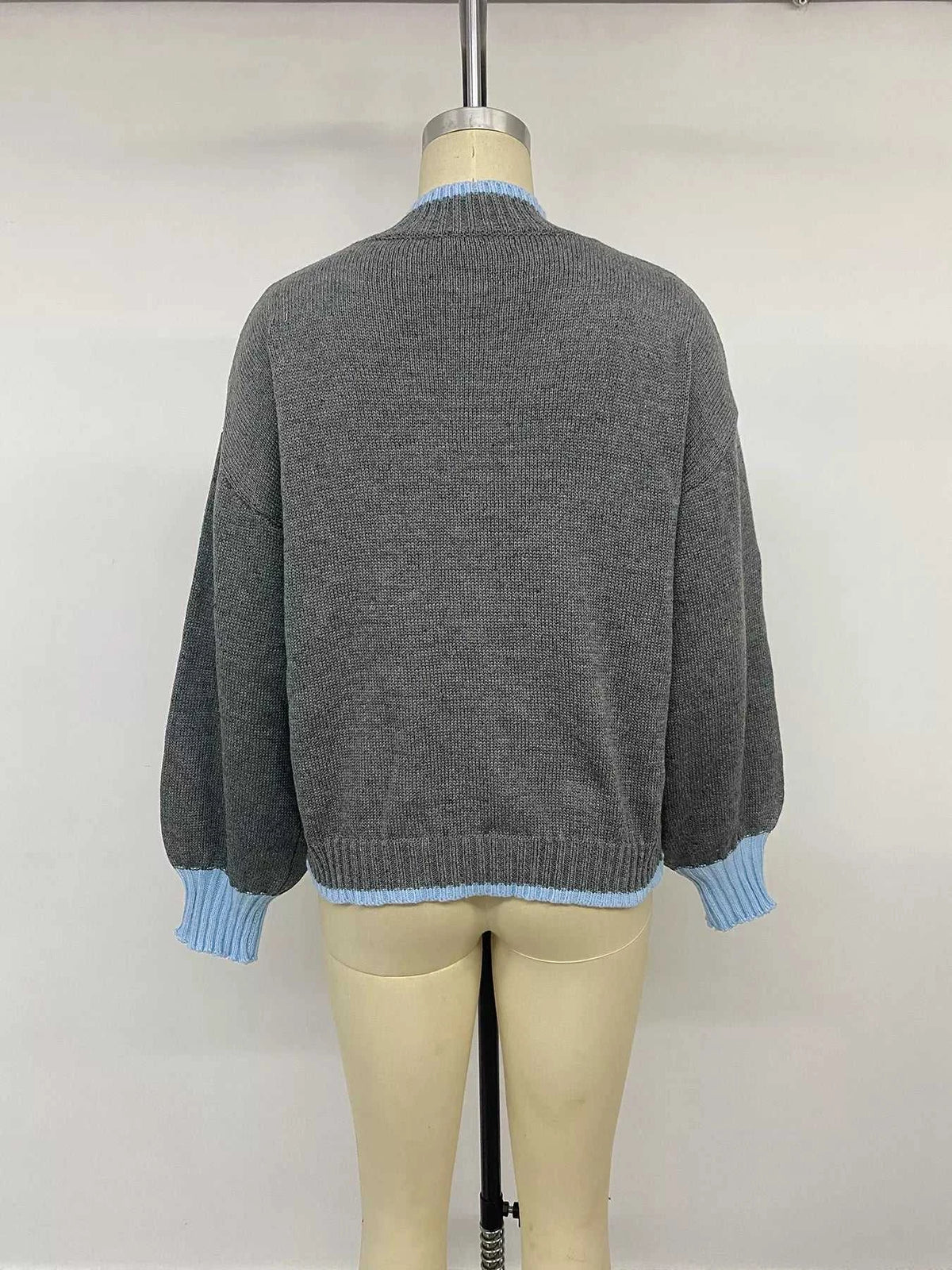 Contrast Trim Crew Neck Sweater 101002961234893 51 Affordable Fashion Under $100 Jerry's Apparel 