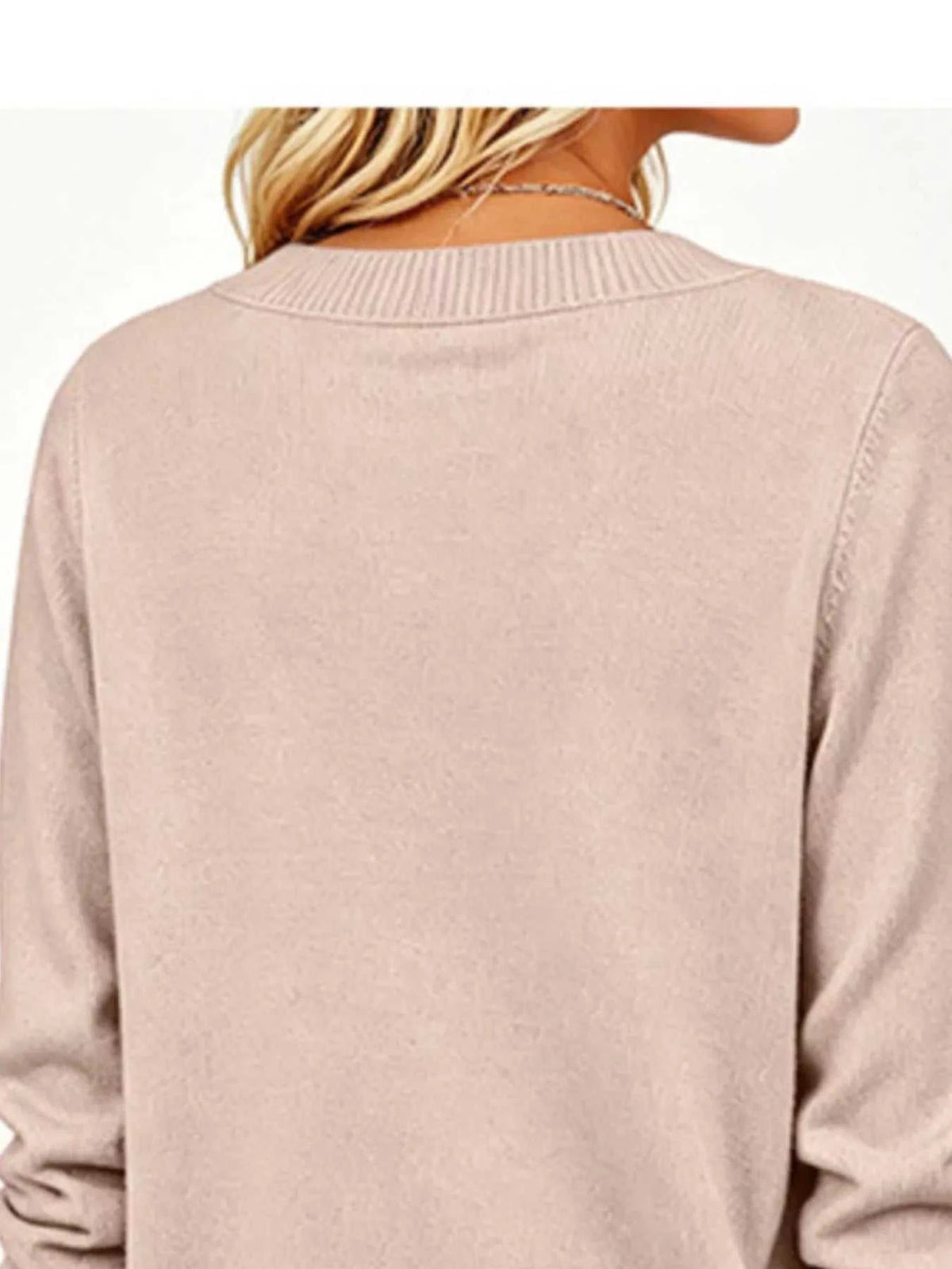 V-Neck Long Sleeve Sweater w 101002492738705 32 Affordable Fashion Under $100 Jerry's Apparel 