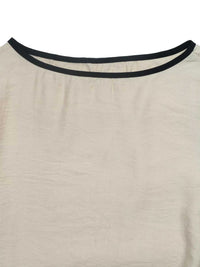 Contrast Trim Flare Sleeve Blouse 100100839982212 27 Affordable Fashion Under $100 Jerry's Apparel 
