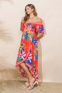 COVER ME UP HI-LO DRESS