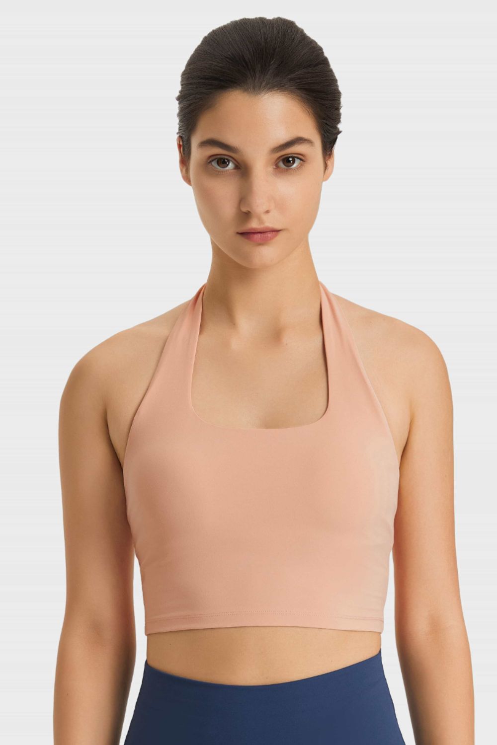 Breathable Halter Neck Sports Bra