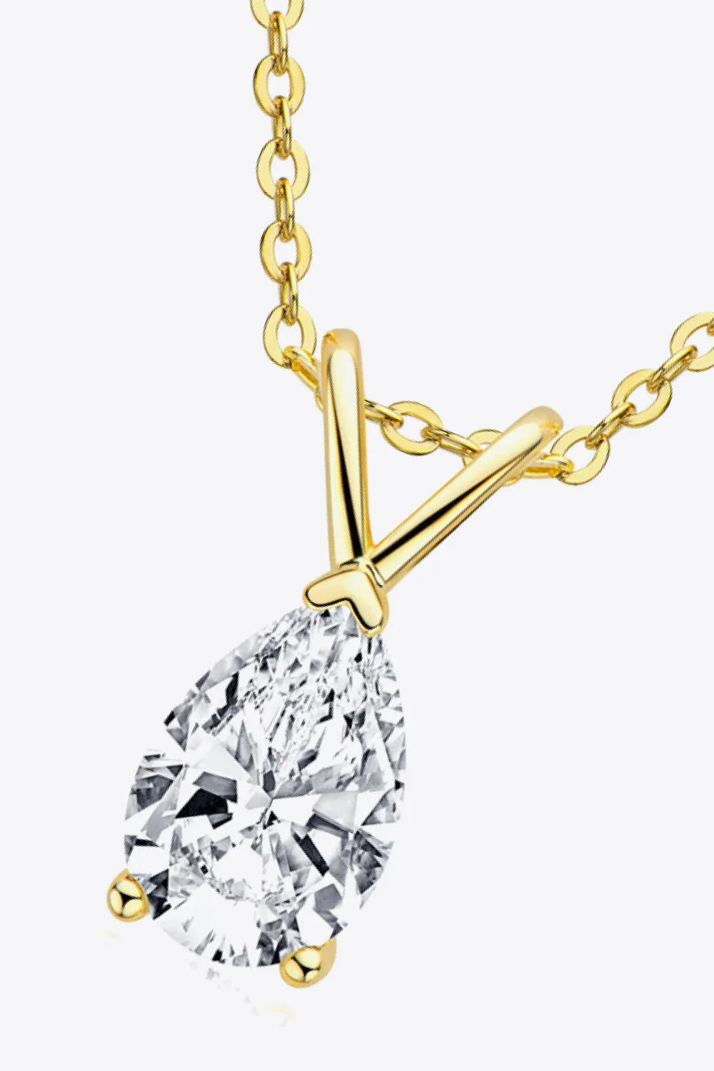 1.5 Carat Moissanite Pendant Necklace