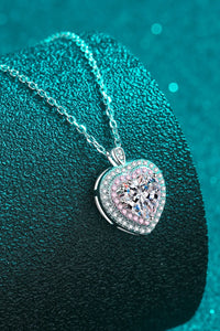 Sterling Silver 1 Carat Moissanite Pendant