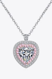 Sterling Silver 1 Carat Moissanite Pendant