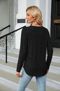 Round Neck Long Sleeve T-Shirt