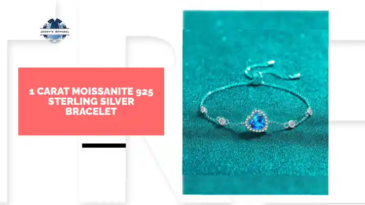 1 Carat Moissanite 925 Sterling Silver Bracelet by@Outfy