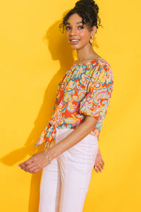 BETTER THIS WAY WOVEN TOP