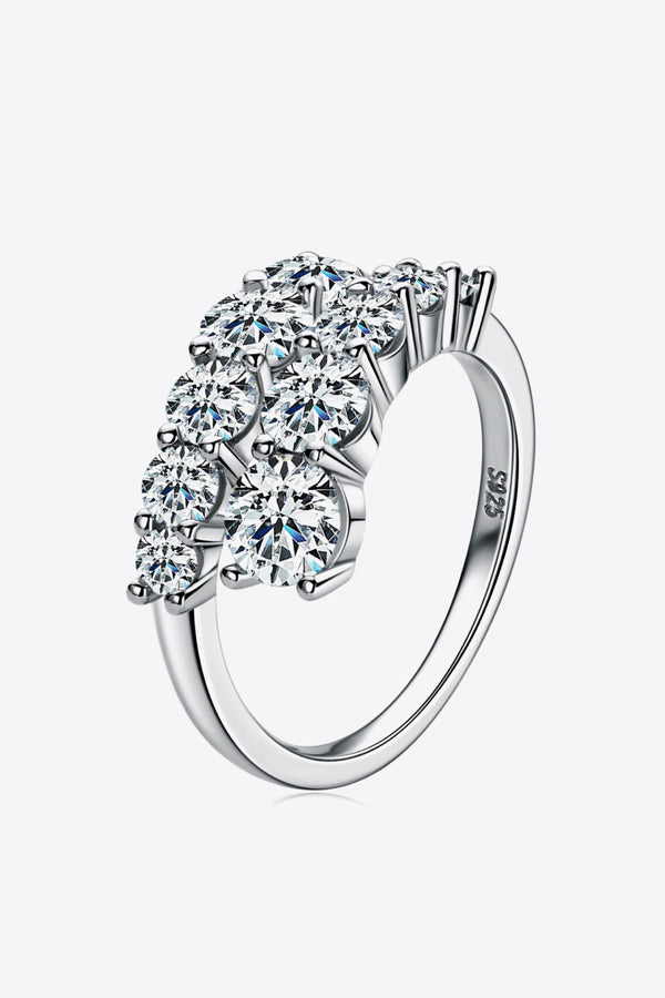 Baeful Moissanite 925 Sterling Silver Ring