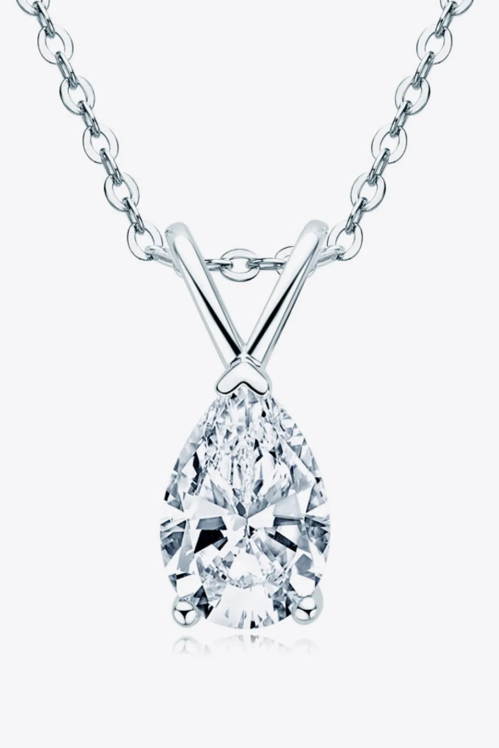 1.5 Carat Moissanite Pendant Necklace
