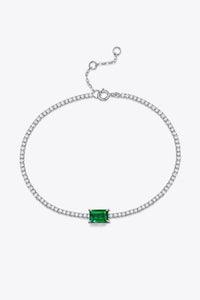 Baeful 1 Carat Lab-Grown Emerald Bracelet