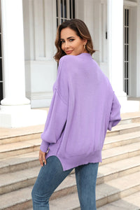 Round Neck Long Sleeve Sweaters