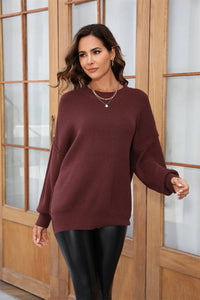 Round Neck Long Sleeve Sweaters