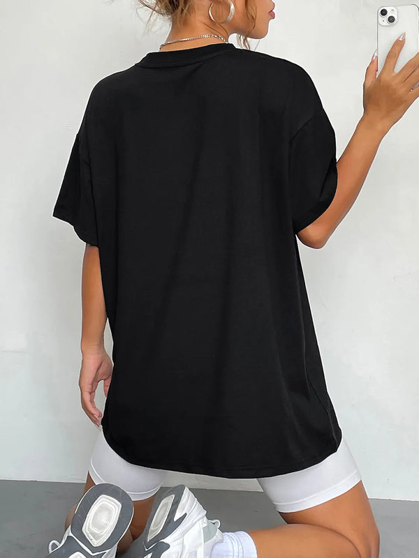 Short Sleeve Round Neck Ghost Graphic T-Shirt